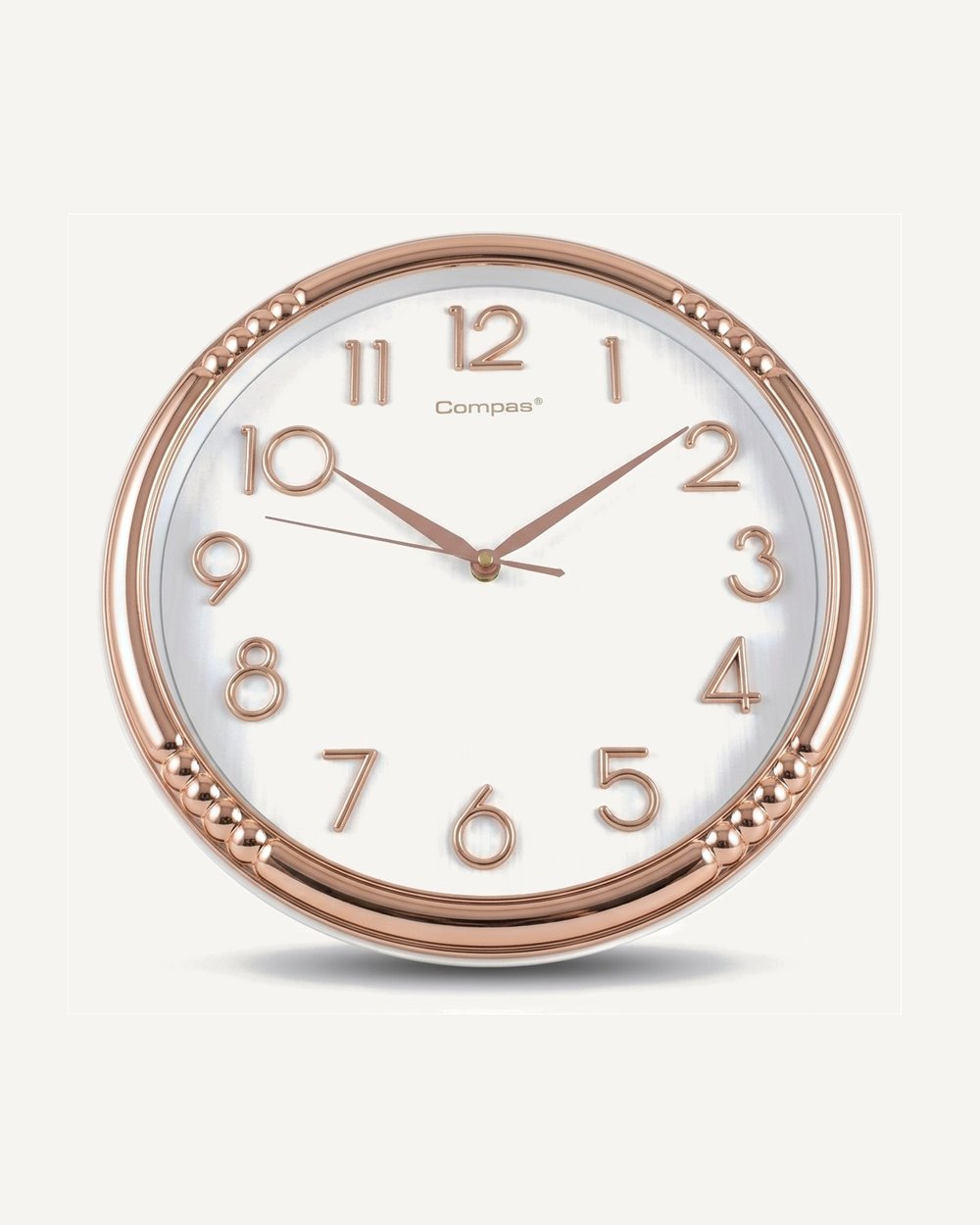 Compas Clock - Rose Gold