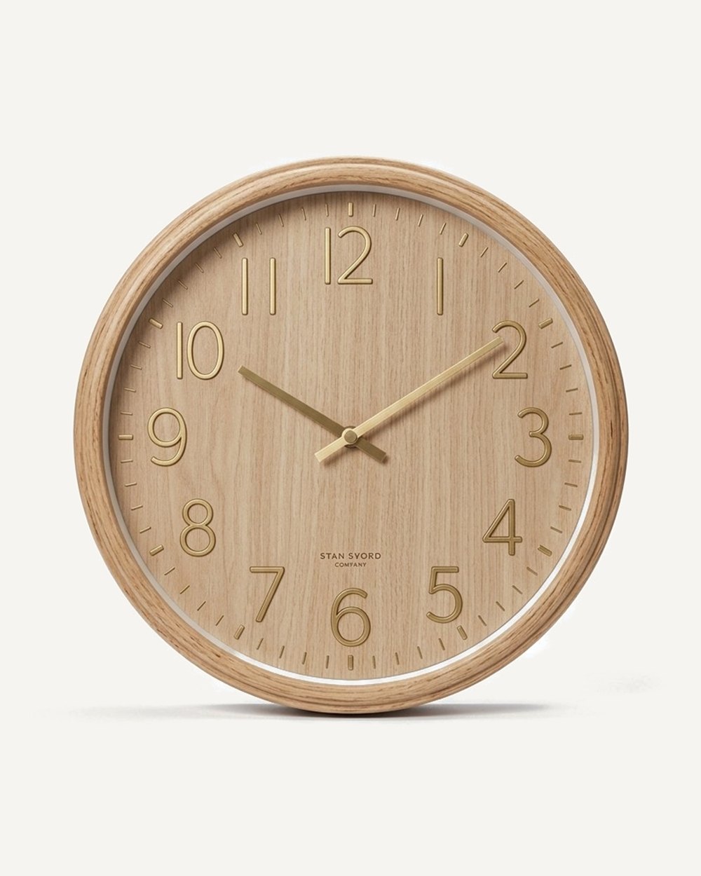 Wood Clock - Light Oak