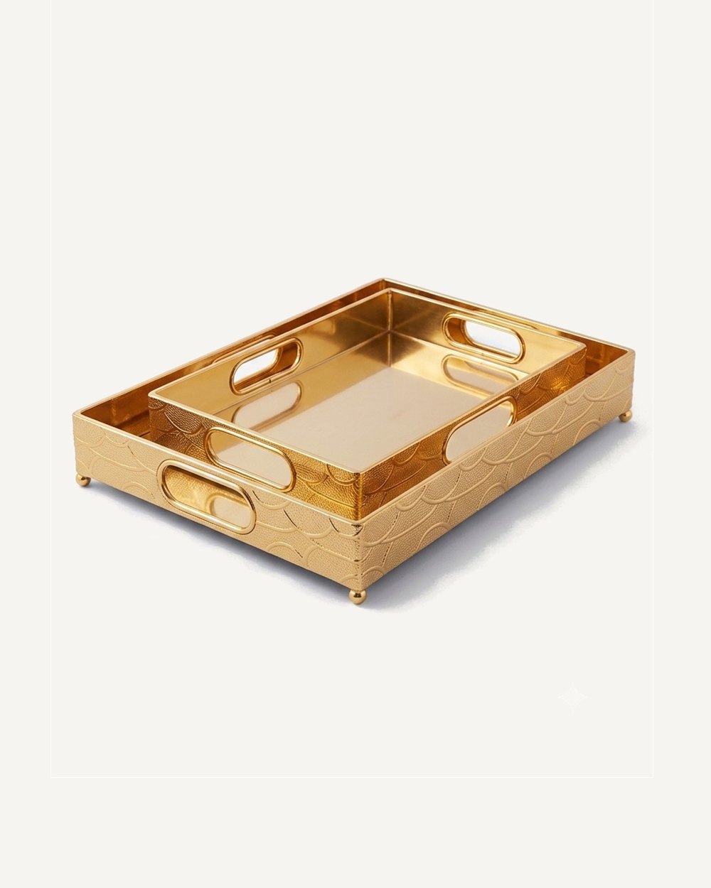 Gold Mirror Tray