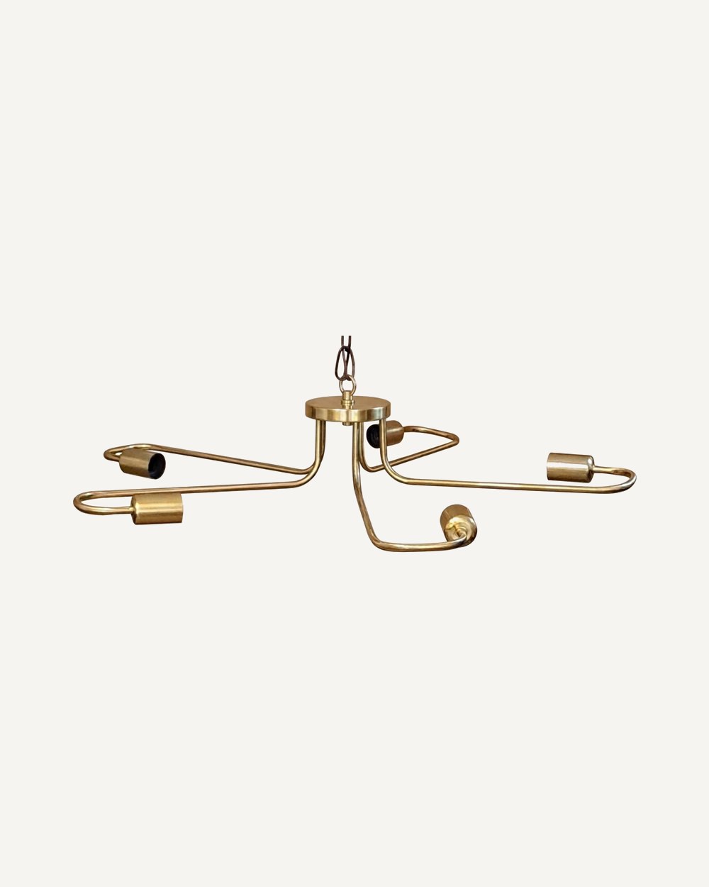 Ribbon Chandelier - Gold