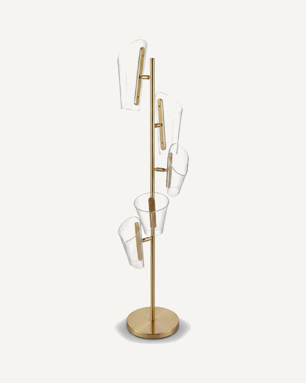 Glass Shade Floor Lamp